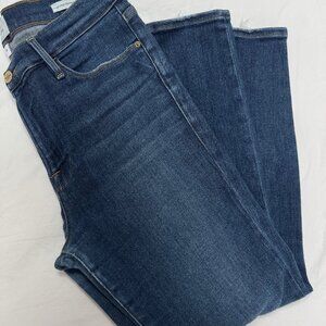 FRAME Le High Skinny Crop Jeans